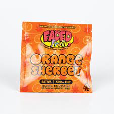 Faded Fruits Orange Sherbet Gummies