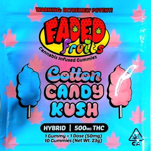 Faded Fruits Cotton Candy Kush Gummies