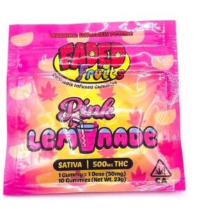 Faded Fruits Pink Lemonade Gummies